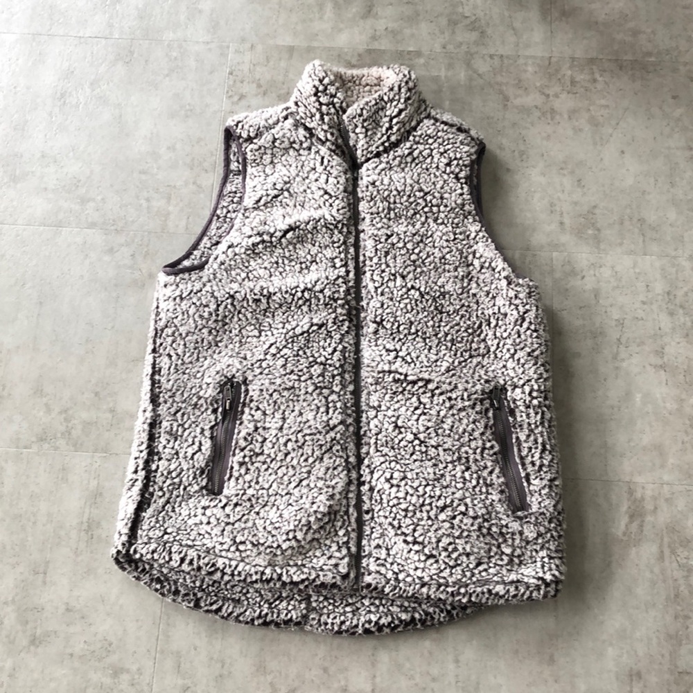 Thread & Supply Cream Sherpa Vest